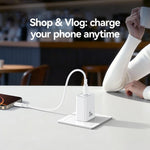 USAMS CC325 T69 PD 20W USB-C / Type-C Single Port Fast Charger, CC325