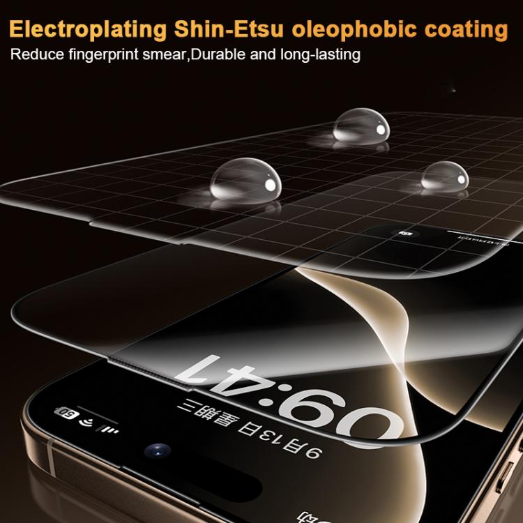 Benks King Kong Corning Hot-bend Full-glue DLC Tempered Film Quick-install Version, For iPhone 17 Pro Max, For iPhone 17 Pro