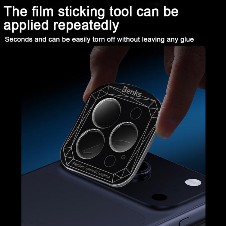Benks Sapphire AR Anti-reflective Phone Lens Film, For iPhone 17 Pro Max / 17 Pro