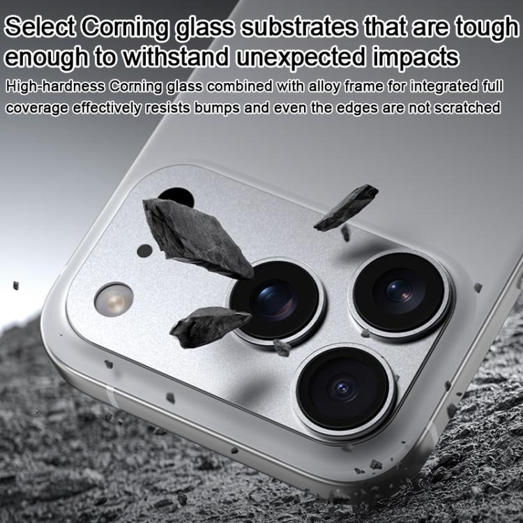 Benks King Kong Corning Integrated Metal Phone Lens Screen Protector, For iPhone 17 Pro Max, For iPhone 17 Pro