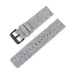 Stainless Steel Pin Buckle Nylon Woven Canvas Watch Band, 16mm, 18mm