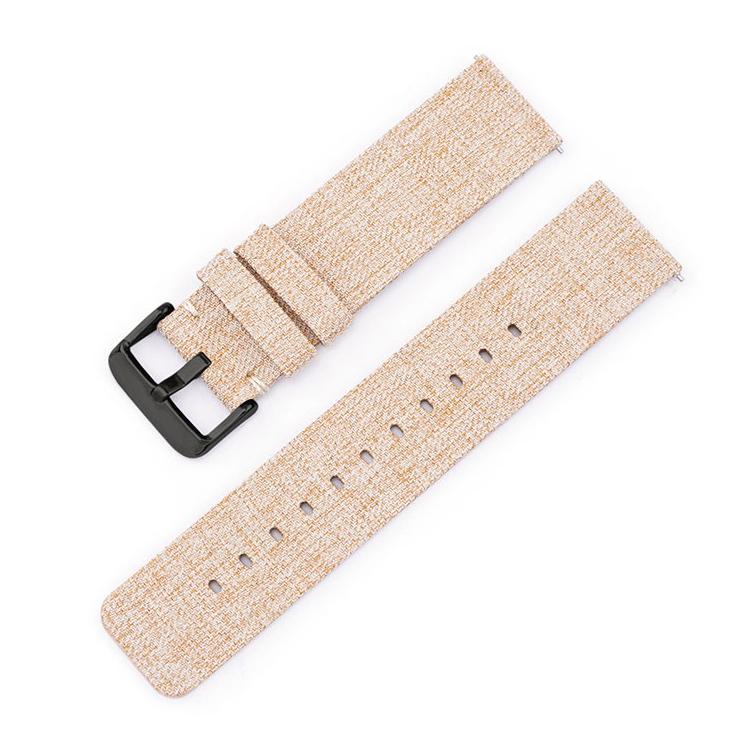 Stainless Steel Pin Buckle Nylon Woven Canvas Watch Band, 20mm, 22mm