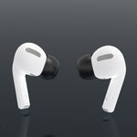 6 Pairs Wireless Earphone Replaceable Silicone Ear Cap Earplugs for AirPods Pro, with Storage Box, Silicone White