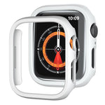xDfind PC Frosted Hollow Half Coverage Watch Cover, For Apple Watch Series 6 / 5 / 4 / SE 44mm, For Apple Watch Series 6 / 5 / 4 / SE 40mm, For Apple Watch Series 11 46mm / 10 46mm, For Apple Watch Series 11 42mm / 10 42mm