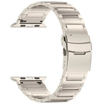 I-shaped Quick-release Safety Clasp Titanium Alloy Watch Band, For Apple Watch 46mm / 49mm / 45mm / 44mm, For Apple Watch 42mm / 41mm / 40mm / 38mm