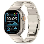 I-shaped Quick-release Safety Clasp Titanium Alloy Watch Band, For Apple Watch 46mm / 49mm / 45mm / 44mm, For Apple Watch 42mm / 41mm / 40mm / 38mm