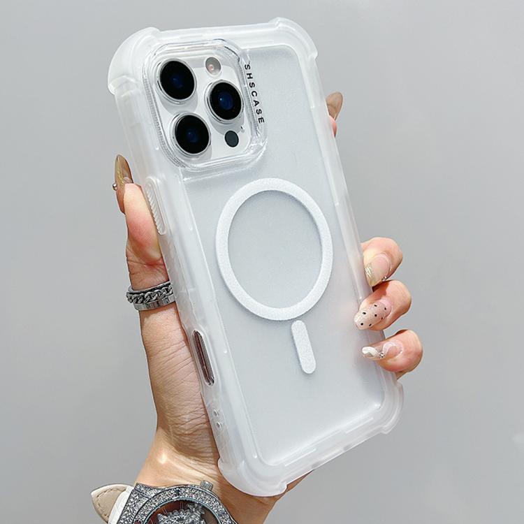 Transparent Matte TPU Hybrid PC 3-in-1 MagSafe Phone Case, For iPhone 17 Pro Max, For iPhone 17 Pro, For iPhone 17, For iPhone Air, For iPhone 16 Pro Max, For iPhone 16 Pro, For iPhone 16 Plus, For iPhone 16