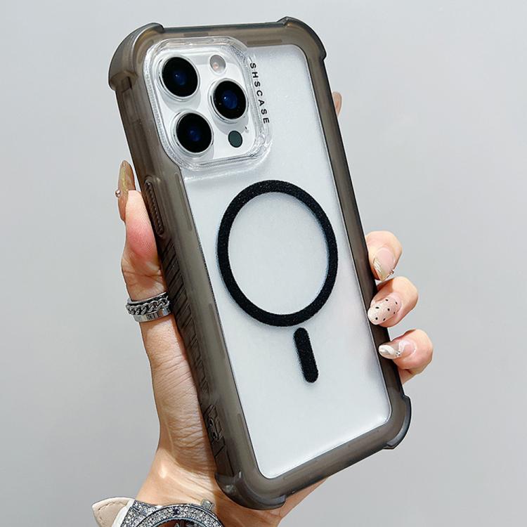 Transparent Matte TPU Hybrid PC 3-in-1 MagSafe Phone Case, For iPhone 15 Pro Max, For iPhone 15 Pro, For iPhone 15 Plus, For iPhone 15, For iPhone 14 Plus, For iPhone 14, For iPhone 14 Pro, For iPhone 14 Pro Max
