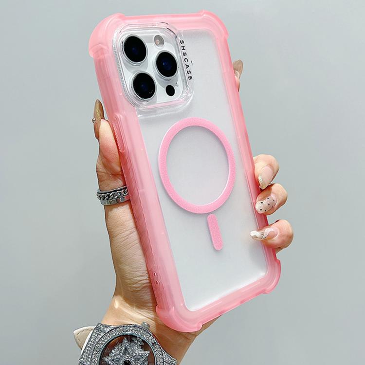 Transparent Matte TPU Hybrid PC 3-in-1 MagSafe Phone Case, For iPhone 15 Pro Max, For iPhone 15 Pro, For iPhone 15 Plus, For iPhone 15, For iPhone 14 Plus, For iPhone 14, For iPhone 14 Pro, For iPhone 14 Pro Max