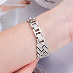 xDfind Drilled Twill H-shaped Metal Watch Band, For Apple Watch 42 / 44 / 45 / 46 / 49mm, For Apple Watch 38 / 40 / 41 / S11 42mm