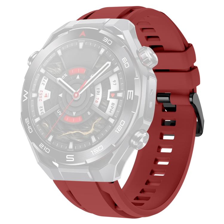 xDfind Black Buckle Sport Silicone Watch Band, For Huawei Watch Ultimate 2