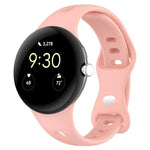 xDfind Small Waist Butterfly Buckle Silicone Watch Band, For Google Pixel Watch 4 / 3 / 2 / 1 41mm