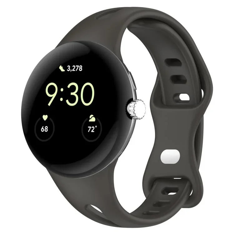 xDfind Small Waist Butterfly Buckle Silicone Watch Band, For Google Pixel Watch 4 / 3 / 2 / 1 41mm