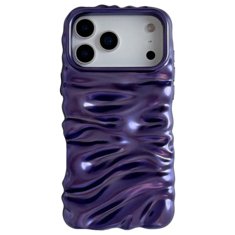Cream Texture Electroplating TPU Full Coverage Phone Case, For iPhone 17 Pro Max, For iPhone 17 Pro