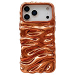 Cream Texture Electroplating TPU Full Coverage Phone Case, For iPhone 17 Pro Max, For iPhone 17 Pro