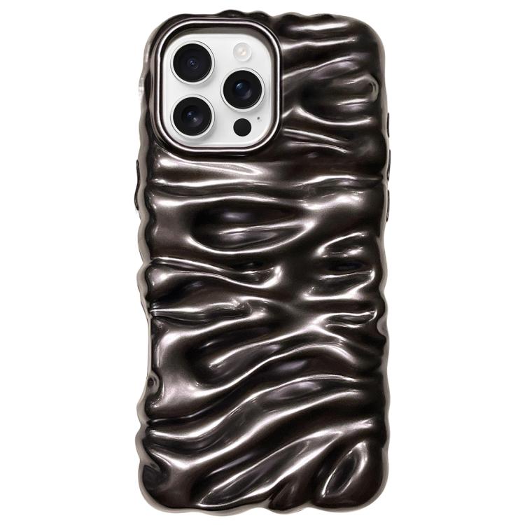 Cream Texture Electroplating TPU Full Coverage Phone Case, For iPhone 17, For iPhone 16 Pro Max, For iPhone 16 Pro, For iPhone 16, For iPhone 15 Pro Max