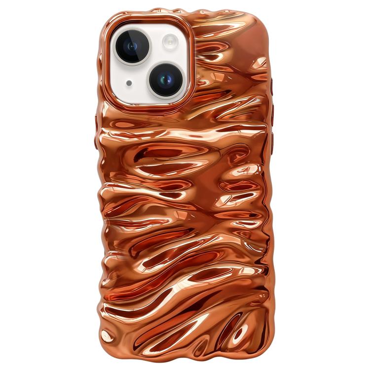 Cream Texture Electroplating TPU Full Coverage Phone Case, For iPhone 14 Plus, For iPhone 14, For iPhone 14 Pro, For iPhone 14 Pro Max, For iPhone 13