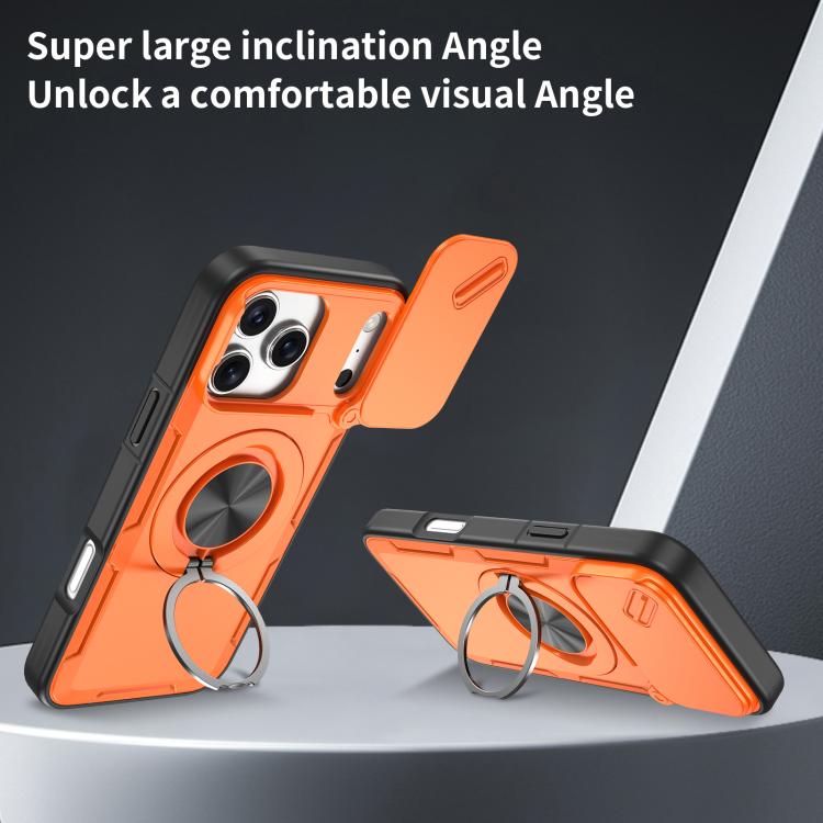 Camshield Rotation Holder MagSafe Phone Case, For iPhone 17 Pro Max, For iPhone 17 Pro, For iPhone 16 Pro Max, For iPhone 16 Pro, For iPhone 16 Plus, For iPhone 16, For iPhone 15 Pro Max, For iPhone 15 Pro
