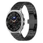Butterfly Buckle Titanium Alloy Watch Band, For Samsung Galaxy Watch Ultra 47mm / Ultra 2025, For Samsung Galaxy Watch8 / Watch8 Classic