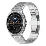 Butterfly Buckle Titanium Alloy Watch Band, For Samsung Galaxy Watch Ultra 47mm / Ultra 2025, For Samsung Galaxy Watch8 / Watch8 Classic