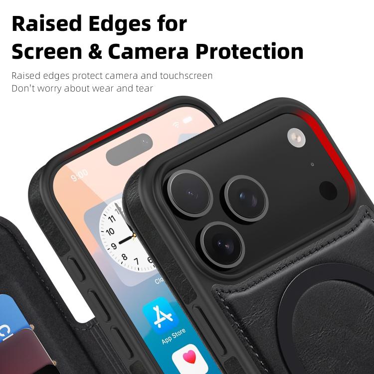 Linton MagSafe Leather Phone Case, For iPhone 18 Pro / 17 Pro, For iPhone 18 Pro Max / 17 Pro Max, For iPhone 17, For iPhone Air