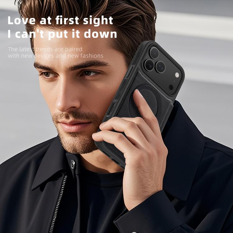 Linton MagSafe Leather Phone Case, For iPhone 18 Pro / 17 Pro, For iPhone 18 Pro Max / 17 Pro Max, For iPhone 17, For iPhone Air