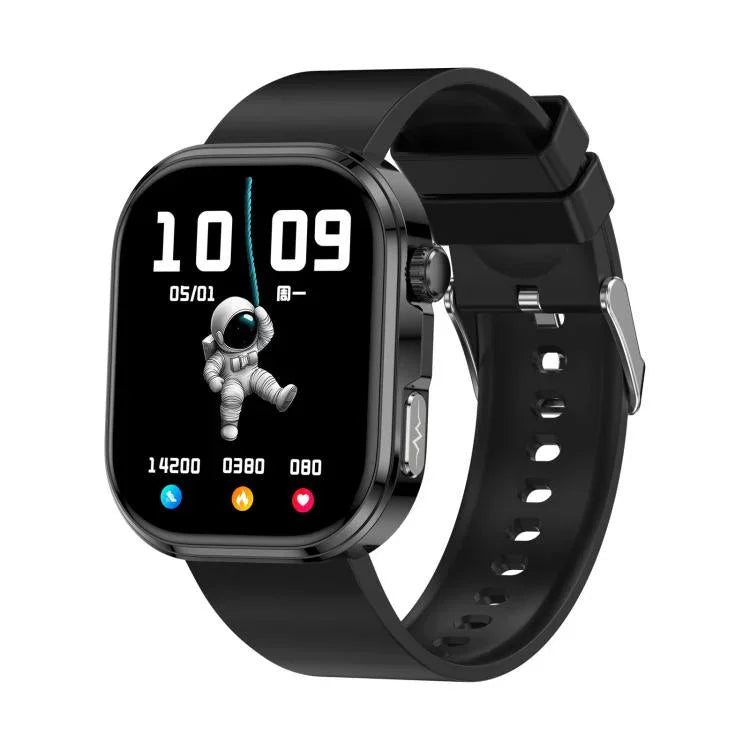 GE52 1.88-inch Full Touch HD Screen BT Call Smart Watch Silicone Strap, Supports Health Monitoring