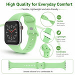 5 Pack xDfind Butterfly Buckle Silicone Watch Band, For Apple Watch 42 / 44 / 45 / 46 / 49mm, For Apple Watch 38 / 40 / 41 / S11 42mm