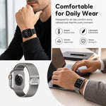 5 Pack xDfind Umbrella Buckle Milanese + Butterfly Buckle Mixed Watch Band, For Apple Watch 42 / 44 / 45 / 46 / 49mm, For Apple Watch 38 / 40 / 41 / S11 42mm
