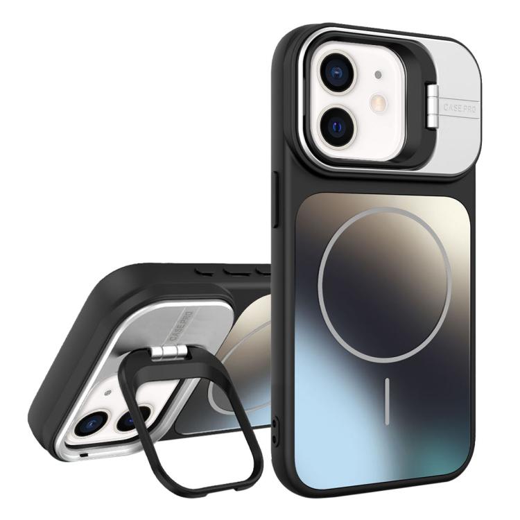 AG Frosted Lens Holder MagSafe Phone Case, For iPhone 12, For iPhone 12 Pro Max, For iPhone 12 Pro, For iPhone 11