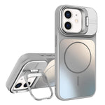 AG Frosted Lens Holder MagSafe Phone Case, For iPhone 12, For iPhone 12 Pro Max, For iPhone 12 Pro, For iPhone 11