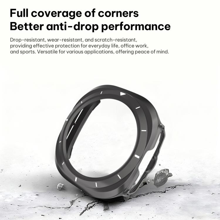 xDfind Scale Frame PC Hollow Watch Cover, For Samsung Galaxy Watch Ultra / Ultra 2025