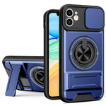 Lens Sliding Window Multifunctional Magnetic Shockproof Phone Case, For iPhone 13 Pro Max, For iPhone 13 Pro, For iPhone 12 Pro Max, For iPhone 11 Pro Max, For iPhone 11