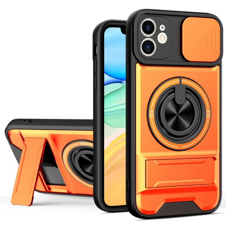 Lens Sliding Window Multifunctional Magnetic Shockproof Phone Case, For iPhone 13 Pro Max, For iPhone 13 Pro, For iPhone 12 Pro Max, For iPhone 11 Pro Max, For iPhone 11