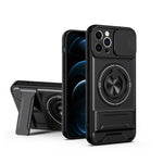 Lens Sliding Window Multifunctional Magnetic Shockproof Phone Case, For iPhone 13, For iPhone 12, For iPhone 12 Pro Max, For iPhone 12 Pro, For iPhone 11 Pro Max, For iPhone 11, For iPhone XS Max