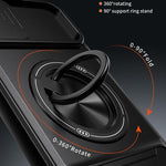 Lens Sliding Window Multifunctional Magnetic Shockproof Phone Case, For iPhone XS Max, For iPhone 7 Plus, For iPhone 7