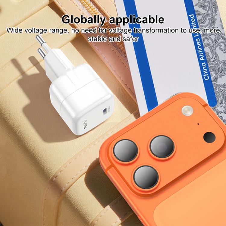 Yesido YC103 PD 35W Type-C Mini Ice Cube Fast Charger, EU Plug