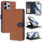 Detachable Litchi Texture Magnetic Side-Patch Vegan Leather Phone Case, For iPhone 15 Pro Max, For iPhone 15 Pro, For iPhone 15 Plus, For iPhone 15, For iPhone 14 Plus, For iPhone 14, For iPhone 14 Pro, For iPhone 14 Pro Max