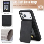 YM030 Retro Faux Leather Magnetic Detachable Wallet Phone Case, For iPhone 17 Pro Max, For iPhone 17 Pro