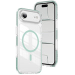 Crystal Shield Clear Magnetic Acrylic Hybrid TPU Phone Case, For iPhone 17 Pro Max, For iPhone 17 Pro, For iPhone 17, For iPhone Air, For iPhone 16 Pro Max, For iPhone 16 Pro