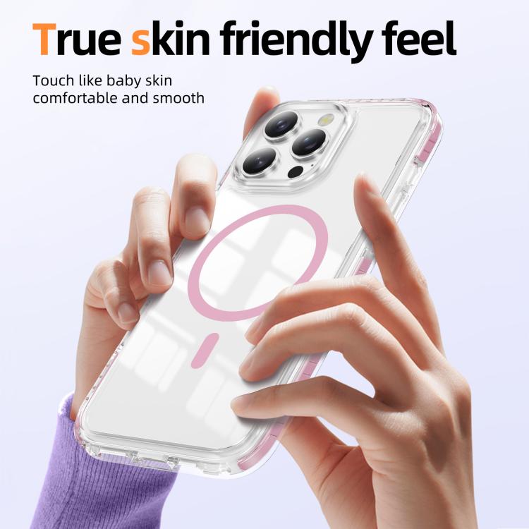 Crystal Shield Clear Magnetic Acrylic Hybrid TPU Phone Case, For iPhone 16 Pro Max, For iPhone 16 Pro, For iPhone 16 Plus, For iPhone 16, For iPhone 15 Pro Max, For iPhone 15 Pro