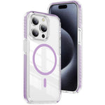 Crystal Shield Clear Magnetic Acrylic Hybrid TPU Phone Case, For iPhone 16 Plus, For iPhone 16, For iPhone 15 Pro Max, For iPhone 15 Pro, For iPhone 15 Plus, For iPhone 15