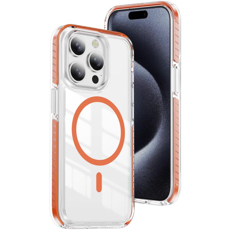 Crystal Shield Clear Magnetic Acrylic Hybrid TPU Phone Case, For iPhone 16 Plus, For iPhone 16, For iPhone 15 Pro Max, For iPhone 15 Pro, For iPhone 15 Plus, For iPhone 15