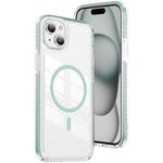 Crystal Shield Clear Magnetic Acrylic Hybrid TPU Phone Case, For iPhone 16 Plus, For iPhone 16, For iPhone 15 Pro Max, For iPhone 15 Pro, For iPhone 15 Plus, For iPhone 15