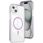 Crystal Shield Clear Magnetic Acrylic Hybrid TPU Phone Case, For iPhone 16 Plus, For iPhone 16, For iPhone 15 Pro Max, For iPhone 15 Pro, For iPhone 15 Plus, For iPhone 15