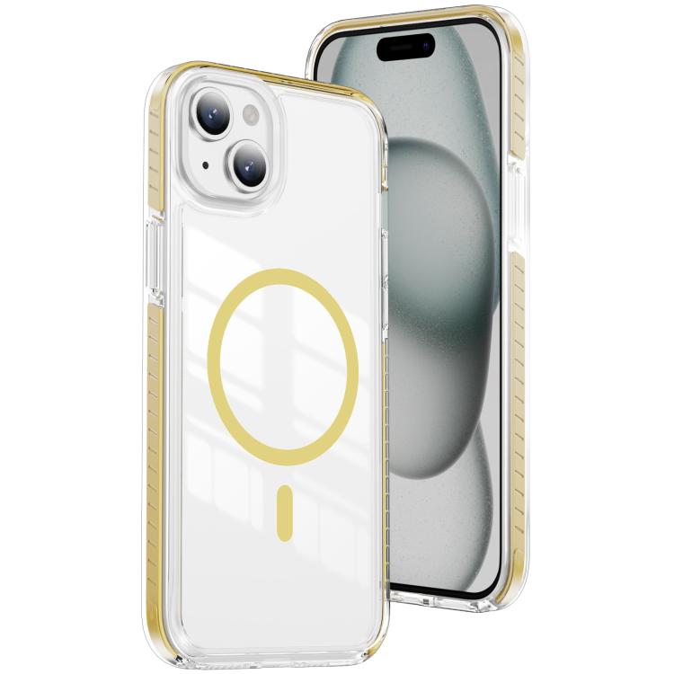 Crystal Shield Clear Magnetic Acrylic Hybrid TPU Phone Case, For iPhone 16 Plus, For iPhone 16, For iPhone 15 Pro Max, For iPhone 15 Pro, For iPhone 15 Plus, For iPhone 15