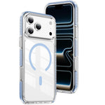 Crystal Shield Clear Magnetic Acrylic Hybrid TPU Phone Case, For iPhone 18 Pro, For iPhone 18 Pro Max, For iPhone 17 Pro Max, For iPhone 17 Pro, For iPhone 17, For iPhone Air