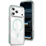 Crystal Shield Clear Magnetic Acrylic Hybrid TPU Phone Case, For iPhone 18 Pro, For iPhone 18 Pro Max, For iPhone 17 Pro Max, For iPhone 17 Pro, For iPhone 17, For iPhone Air
