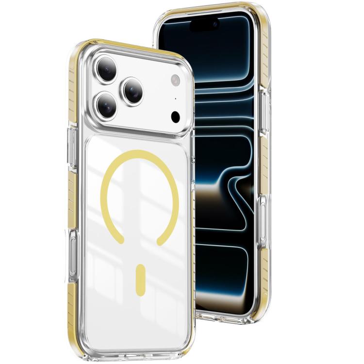 Crystal Shield Clear Magnetic Acrylic Hybrid TPU Phone Case, For iPhone 18 Pro, For iPhone 18 Pro Max, For iPhone 17 Pro Max, For iPhone 17 Pro, For iPhone 17