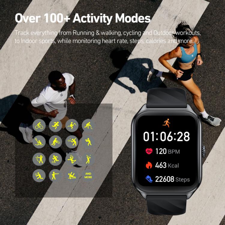 Zeblaze TS 4 1.94 inch AMOLED Screen IP68 Waterproof Sports Fitness Smart Watch
